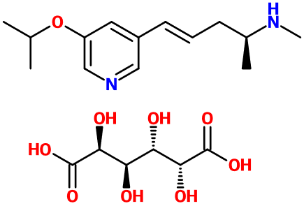 MC001142 Ispronicline (TC-1734; AZD-3480) galactaric acid salt